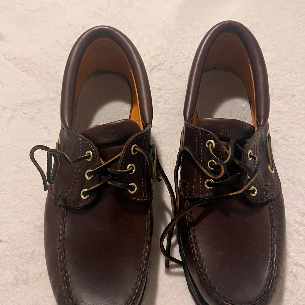 Timberland Men's Dark Brown Boat Shoes